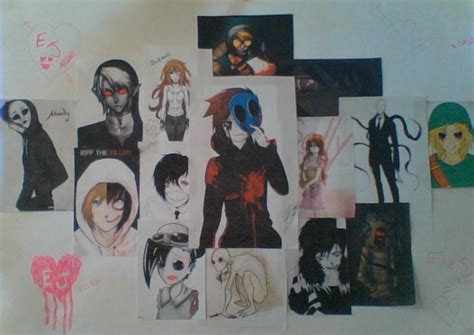 Creepypasta Collage By Browntailshe Cat On Deviantart
