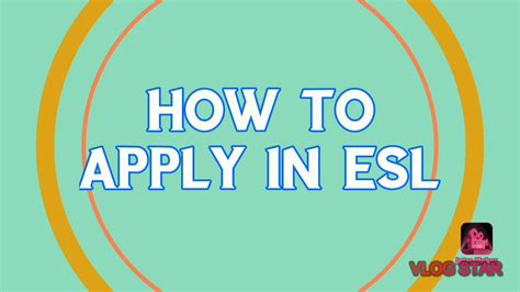 How To Apply In Esl Featuring Weblio Youtube