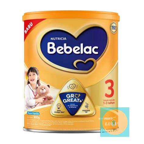 Jual Bebelac 3 Vanilla Susu Formula Untuk Anak Usia 1 3 Tahun Kemasan