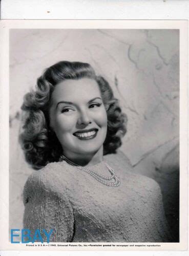 Brenda Joyce Busty In Tight Sweater 1945 Vintage Photo Picture 1 Of 1