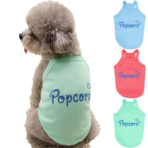 Meidiya Pet Shirts Printed Puppy Vest Shirts Dog Sweatshirt Cute Dog