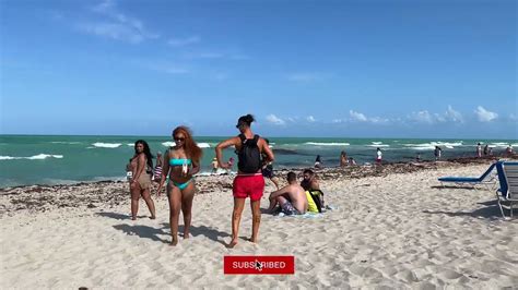 【4k】walk South Beach Miami Florida Usa 4k Video Travel Vlog Youtube