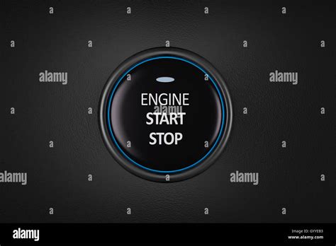 Car Engine Start And Stop Button3d Rendering Stock Photo Alamy