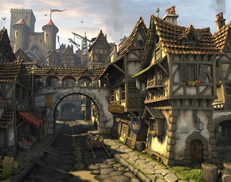 Medieval Town By Sormann3d · 3dtotal · Learn Create Share