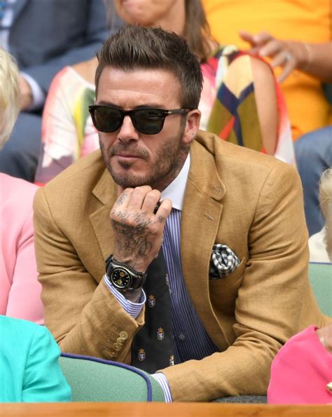 David Beckham Wimbledon 2019 David Beckham Style