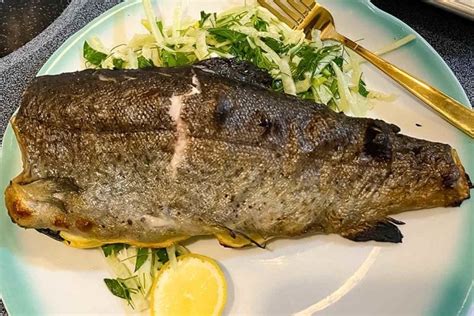 Whole Roasted Branzino With Lemon And Shaved Fennel Salad Leite S Culinaria