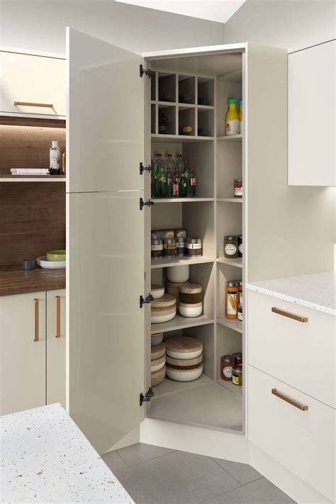 38 Stylish And Practical Pantry Ideas For Your Kitchen Corner Pantry