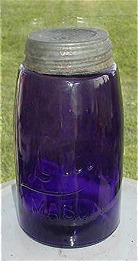 We also offer travel candles so you can take your favorite scent with you wherever you go. PURPLE DREY MASON QUART FRUIT JAR W/A ZINC LID | Vintage ...