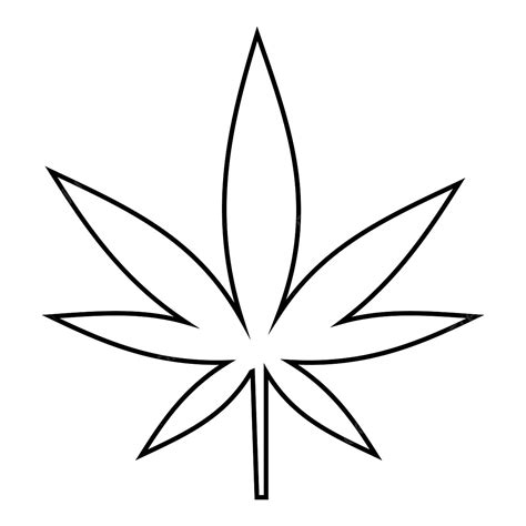 How To Draw A Weed Leaf
