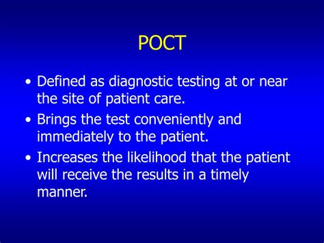 So,we can form section 8 company in india like delhi ncr, haryana, uttar pradesh, bihar, odisha, kolkata, chennai and mumbai. PPT - Point of Care Testing issues PowerPoint Presentation ...