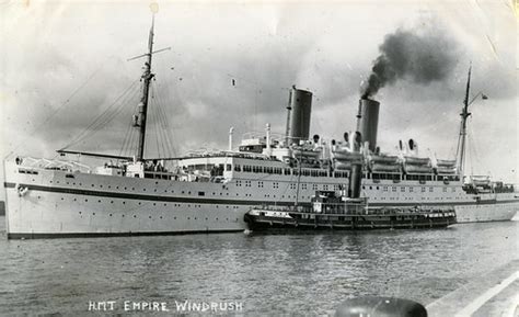 Hmt Empire Windrush Early 1950s From My Dad Ugborough Exile Flickr