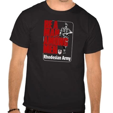 Rhodesian Army Poster T Shirt Rhodesian Army Recruiting Poster