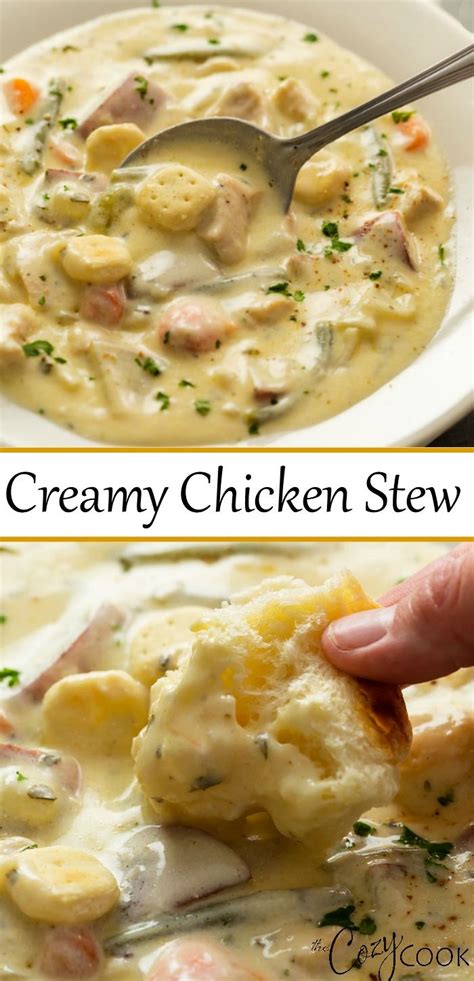 It's the perfect comfort food and super easy to make. Serve this easy Creamy Chicken Stew with dumplings or ...