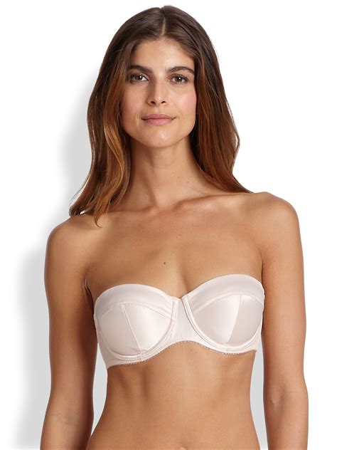 Lagent By Agent Provocateur Penelope Padded Strapless Bra In White Lyst