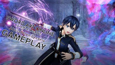 Sword Art Online Alicization Lycoris Pc Gameplay The First 25 Minutes