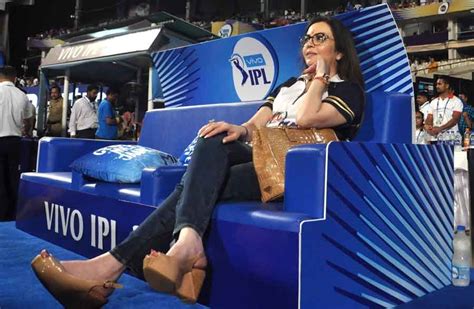 Mumbai Indians Co Owner Nita Ambani During An Ipl 2018 Photos