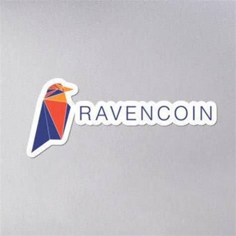 Ravencoin Logo Sticker Rvn Cryptocurrency Hodl Decal Laptop Etsy Uk
