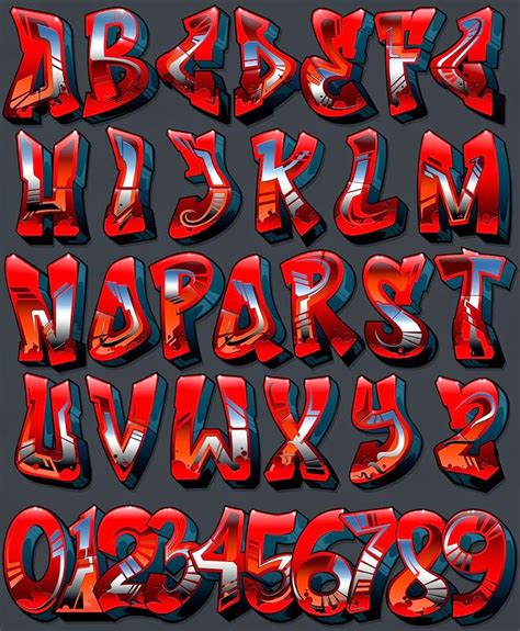 Alphabet Graffiti Fonts Graffiti Alphabet Graffiti Lettering Fonts