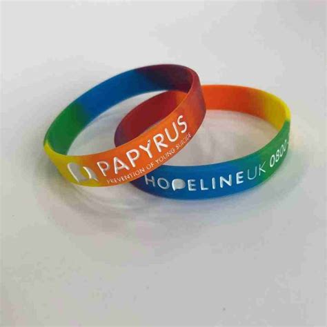 Papyrus Wristband White Papyrus Uk Suicide Prevention Charity