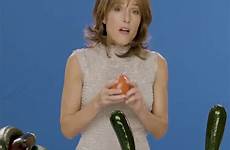 gillian anderson sex education act courgette clip she netflix perform technique advise viewers youthful gives showing them off her