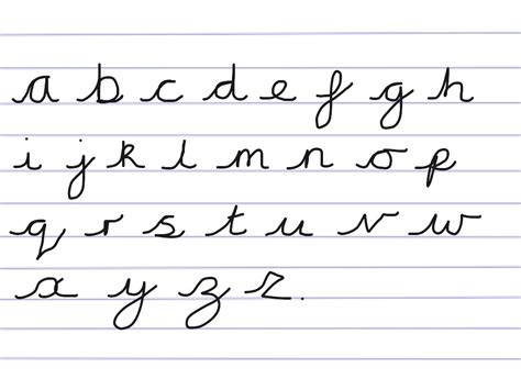 Handwriting Cursive Alphabet Handwriting English Writing Showme