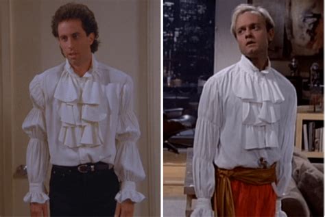 Niles Wears Jerry Seinfelds Infamous Puffy Shirt Rfrasier