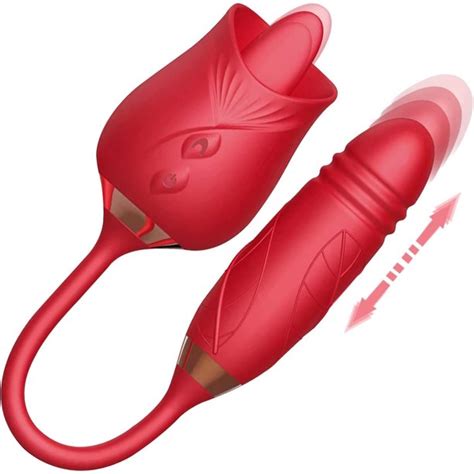 Rose Toy Vibrator With 10 Powerful Vibrations Waterproof And