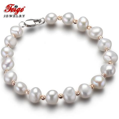 Feige Special Offer Baroque Style Mm White Natural Freshwater Pearl