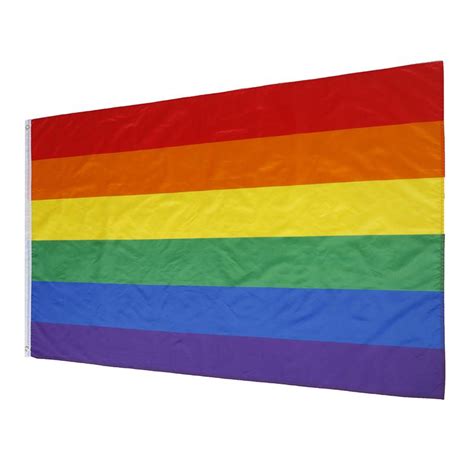 Cheap Rainbow Flag Gay Pride Lesbian Banner Striped Event Pennant Lgbt Sign Joom