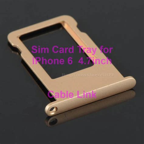 However, having a sim card in it is equally and most important because it is what makes it an iphone. Sim Card Tray for IPhone 6 4.7 inch (Multi-Color available Central Ottawa (inside greenbelt), Ottawa