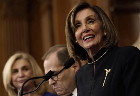 Nancy Pelosi Wore A Strong Power Brooch During Donald Trumps