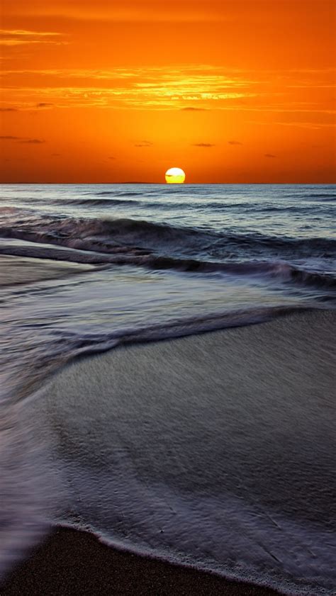 Memorable Sunset Beach Iphone Wallpapers Free Download