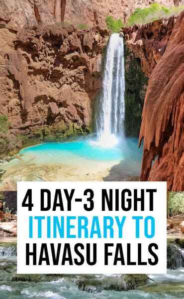 The Ultimate Havasupai Falls Hike Trail Guide 4 Day3 Night Itinerary