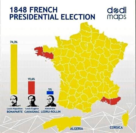 French Election Results But Its 1848 Rmapporn