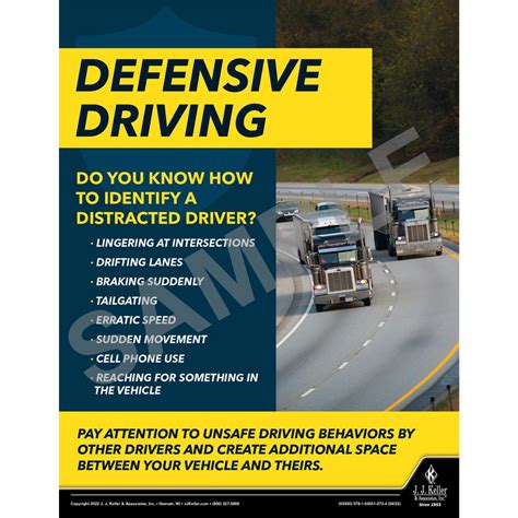 Defensive Driving Transportation Safety Poster Ph