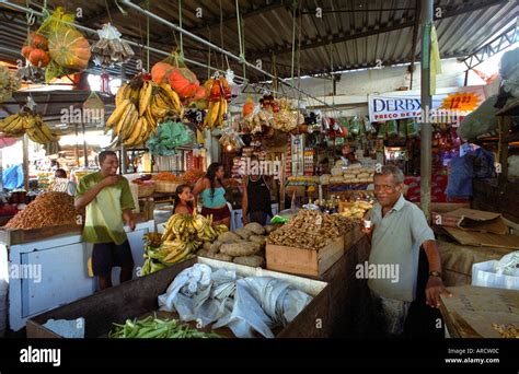 Bahia Salvador Brasil Brazilian Market Shop Brazil Stock Photo Alamy