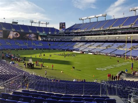 Mandt Bank Stadium Section 119 Baltimore Ravens
