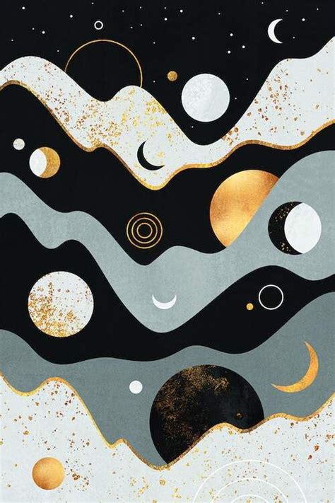 Lunar Landscape Canvas Art By Elisabeth Fredriksson Icanvas In 2021