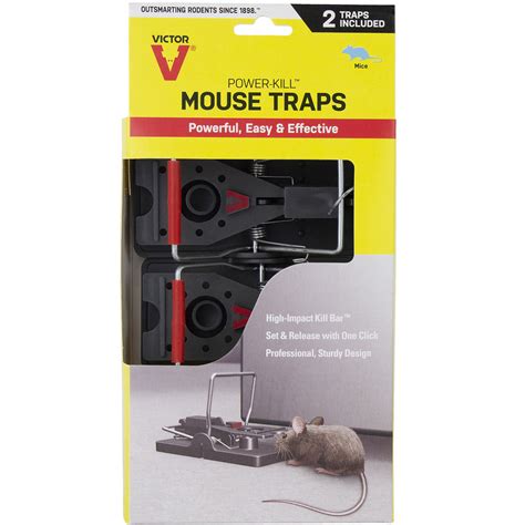 Victor Pest M392 Power Kill Mouse Trap 2pack
