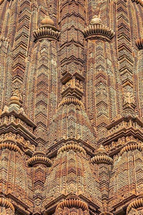 Detailed Carvings At Khajuraho Group Of Temples India
