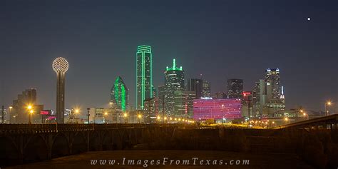 Dallas Texas Skyline December Panorama 3 Dallas Texas Images From