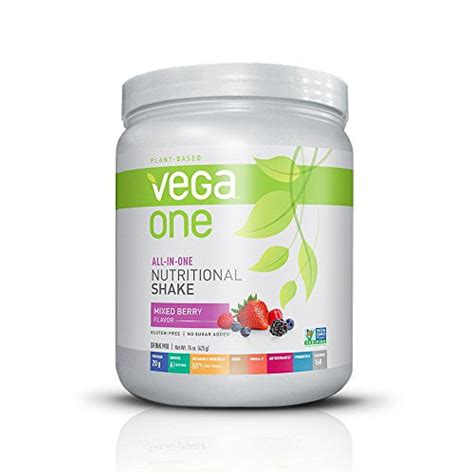 Vega One Original All In One Plant Protein Powder Mixed Berry 20g Protein 15 0oz Walmart