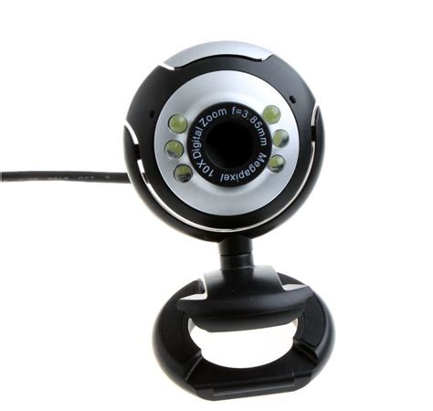 12mp Mic Webcam Usb 6 Led Web Cam Camera Camcorder For Laptop Pc Online