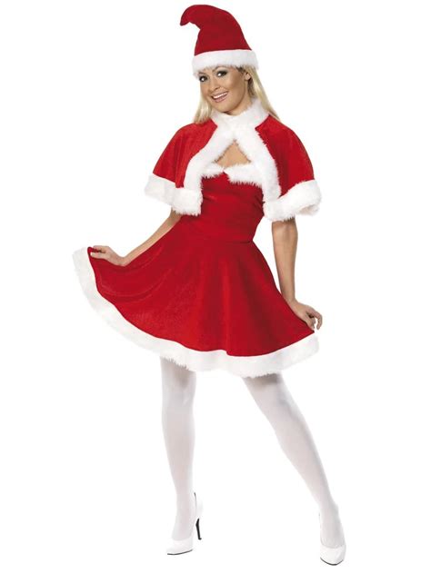 Miss Santa Ladies Christmas Fancy Dress Costume
