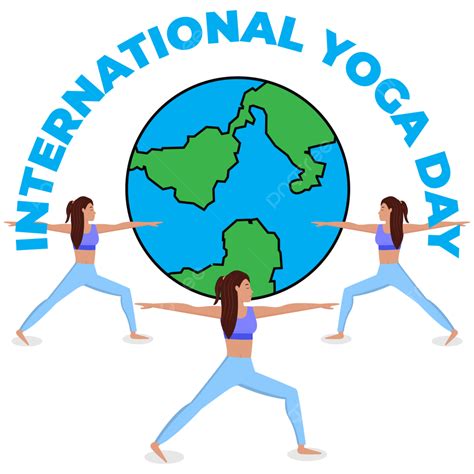 Gambar Hari Internasional Flat Organik Ilustrasi Yoga Kesehatan Gaya