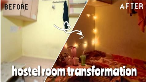 Hostel Room Transformation On A Budgetroom Makeoverhostel Room Tour