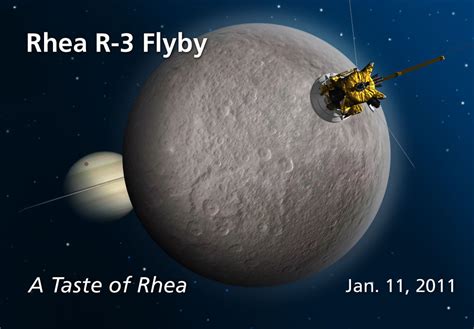 Cassini To Probe Rhea For Clues To Saturn Rings International Space