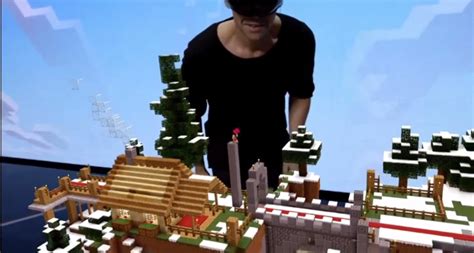 Minecraft With A Hololens Headset Microsoft Gives A Vision Of The