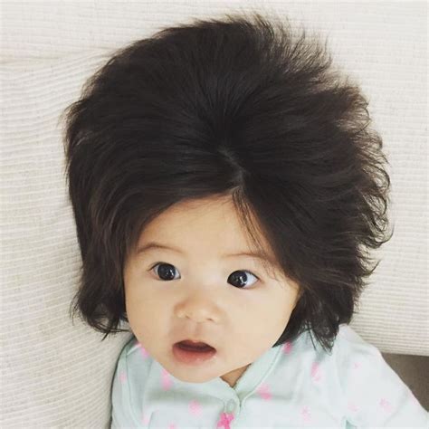 The facts it is an odd adage that has stuck around for ages: This Girl Is Only Six Months Old, But Her Hair Is So ...
