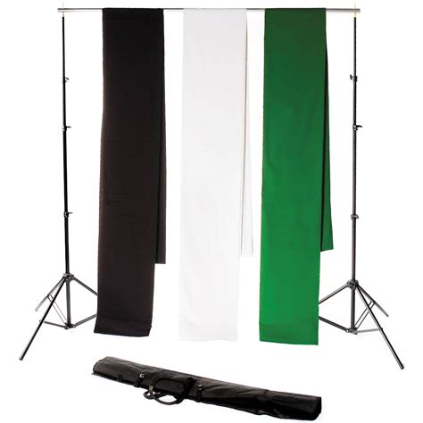 Backdrop Alley Studio Stand Kit With Muslin Backdrops